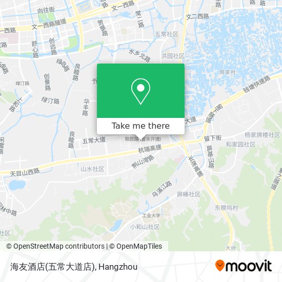 海友酒店(五常大道店) map