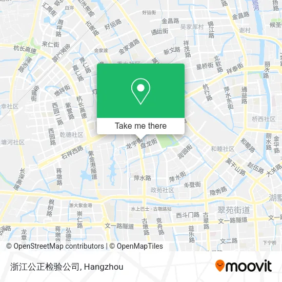 浙江公正检验公司 map