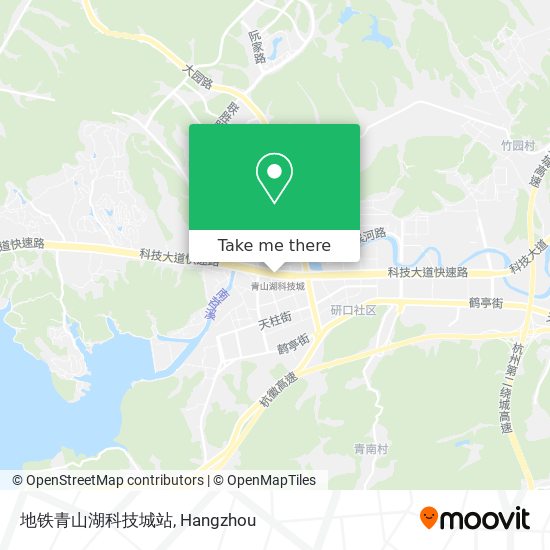 地铁青山湖科技城站 map