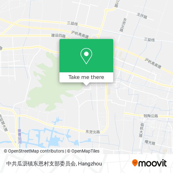 中共瓜沥镇东恩村支部委员会 map