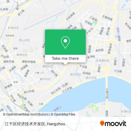 江干区经济技术开发区 map