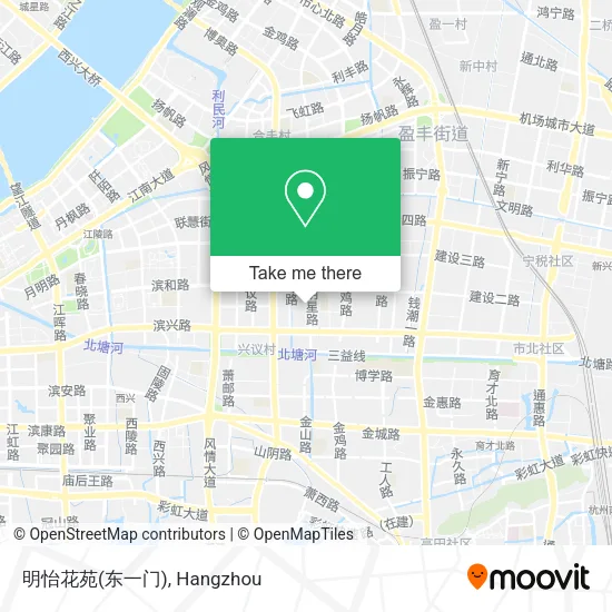 明怡花苑(东一门) map