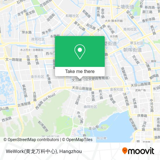 WeWork(黄龙万科中心) map