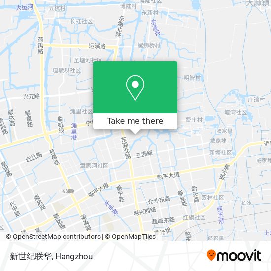 新世纪联华 map