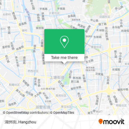 湖州街 map