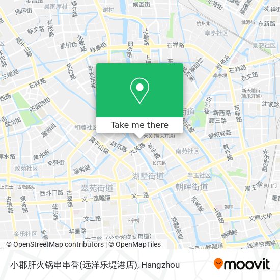 小郡肝火锅串串香(远洋乐堤港店) map