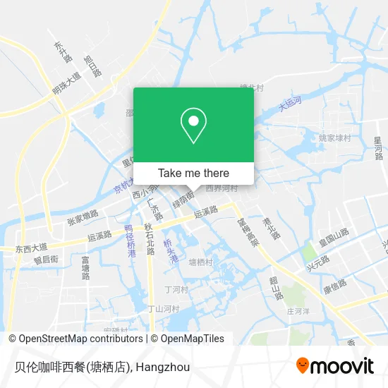 贝伦咖啡西餐(塘栖店) map