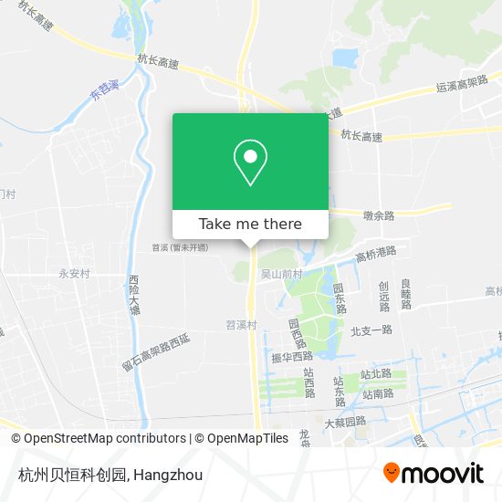 杭州贝恒科创园 map