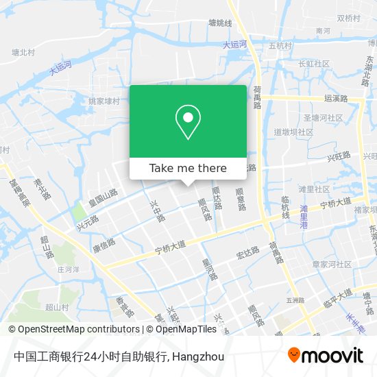 中国工商银行24小时自助银行 map