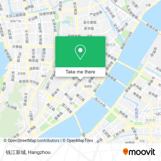 钱江新城 map