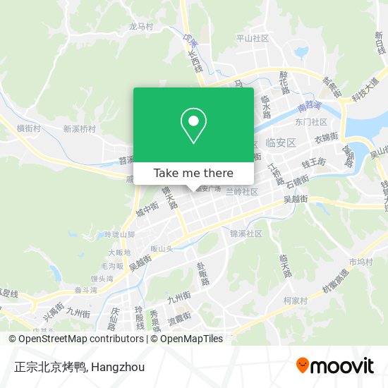 正宗北京烤鸭 map