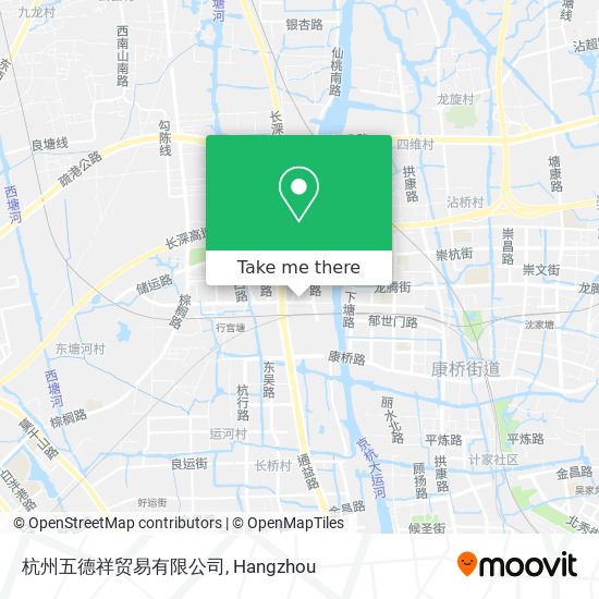 杭州五德祥贸易有限公司 map