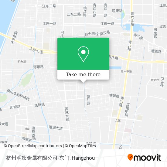 杭州明欢金属有限公司-东门 map