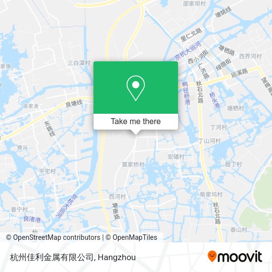杭州佳利金属有限公司 map