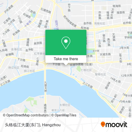 头格临江大厦(东门) map