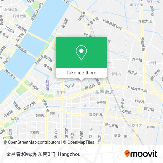 金昌春和钱塘-东南3门 map