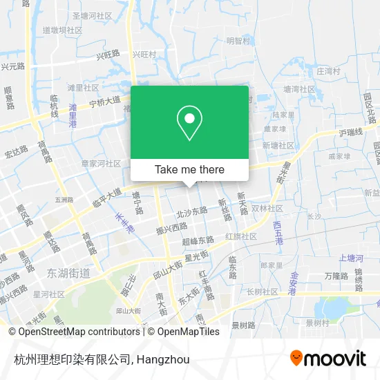 杭州理想印染有限公司 map