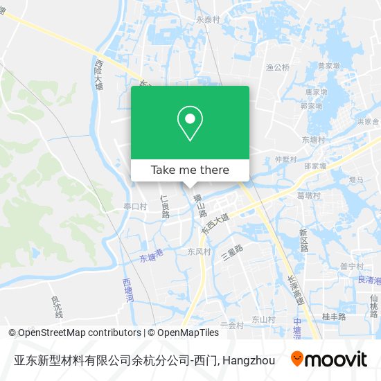 亚东新型材料有限公司余杭分公司-西门 map