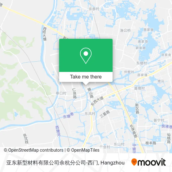 亚东新型材料有限公司余杭分公司-西门 map