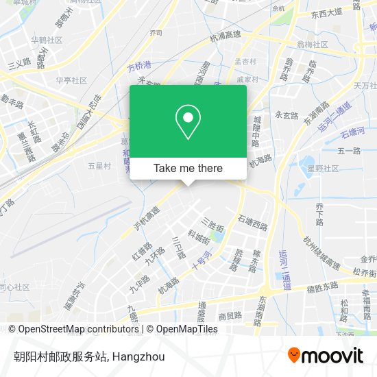 朝阳村邮政服务站 map