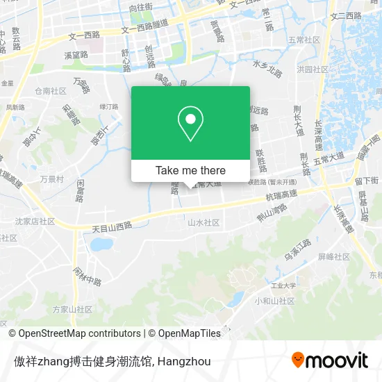 傲祥zhang搏击健身潮流馆 map