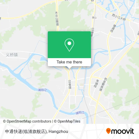 申通快递(临浦旗舰店) map