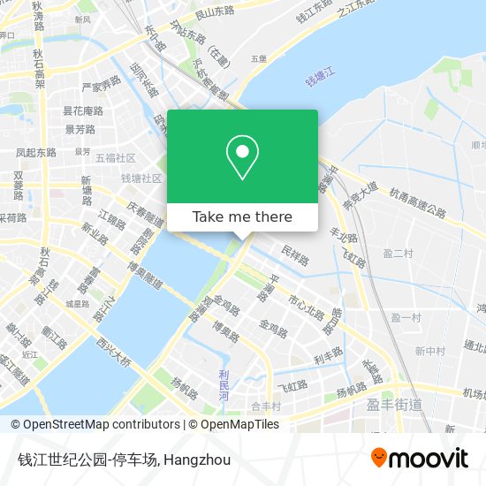 钱江世纪公园-停车场 map