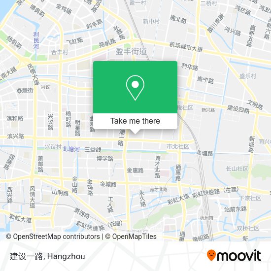 建设一路 map