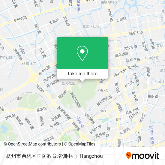 杭州市余杭区国防教育培训中心 map