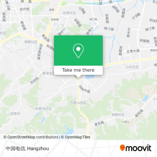 中国电信 map