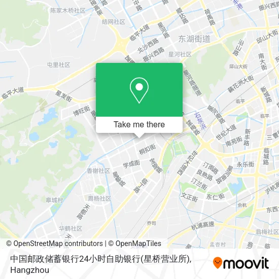 中国邮政储蓄银行24小时自助银行(星桥营业所) map