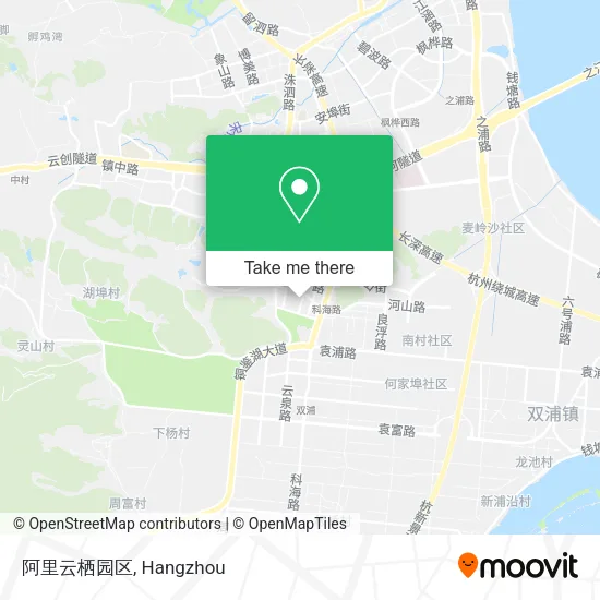 阿里云栖园区 map