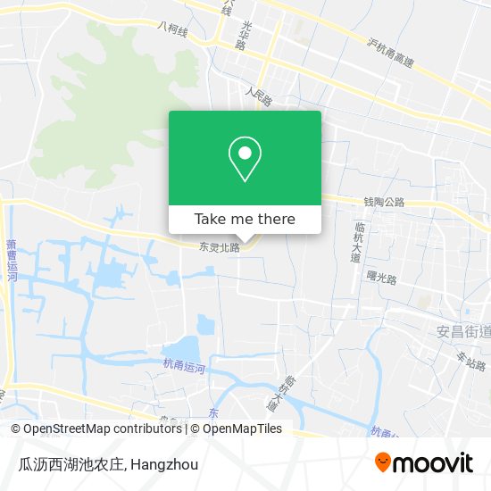 瓜沥西湖池农庄 map