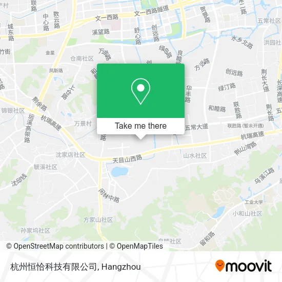 杭州恒恰科技有限公司 map