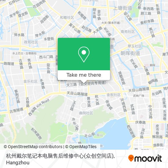 杭州戴尔笔记本电脑售后维修中心(众创空间店) map