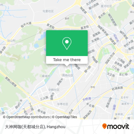 大神网咖(天都城分店) map