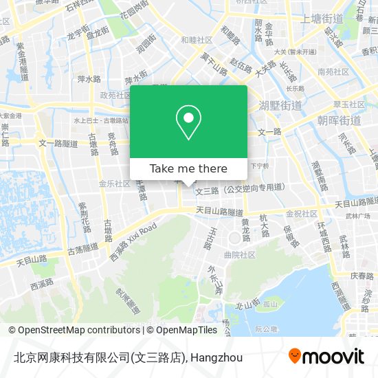 北京网康科技有限公司(文三路店) map