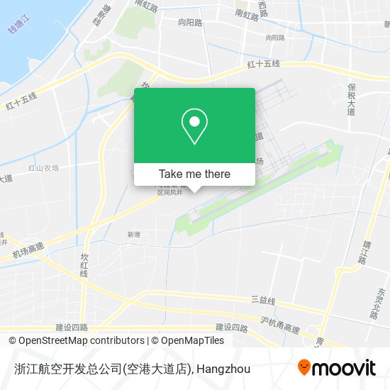 浙江航空开发总公司(空港大道店) map