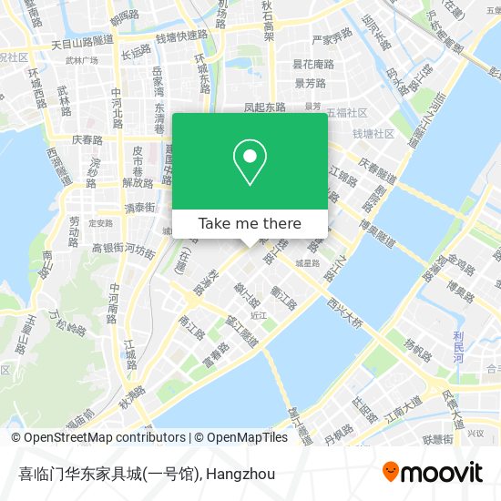 喜临门华东家具城(一号馆) map