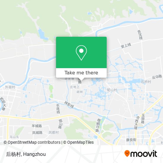 后杨村 map