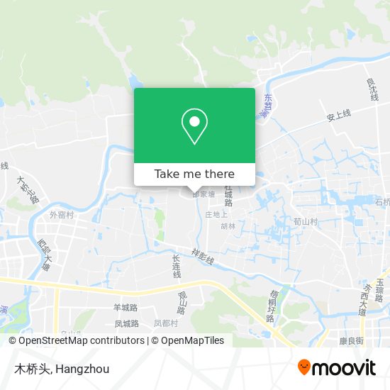 木桥头 map