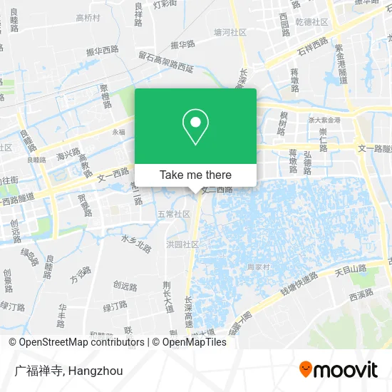 广福禅寺 map