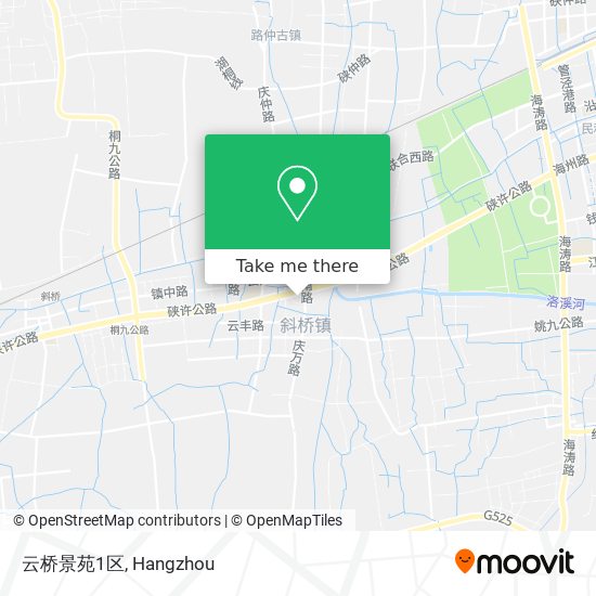 云桥景苑1区 map