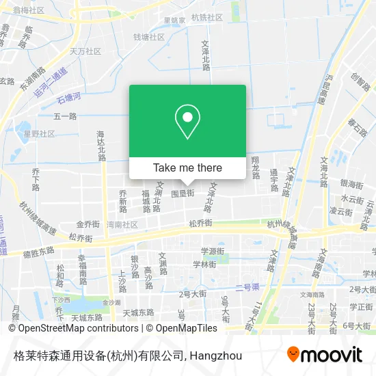 格莱特森通用设备(杭州)有限公司 map