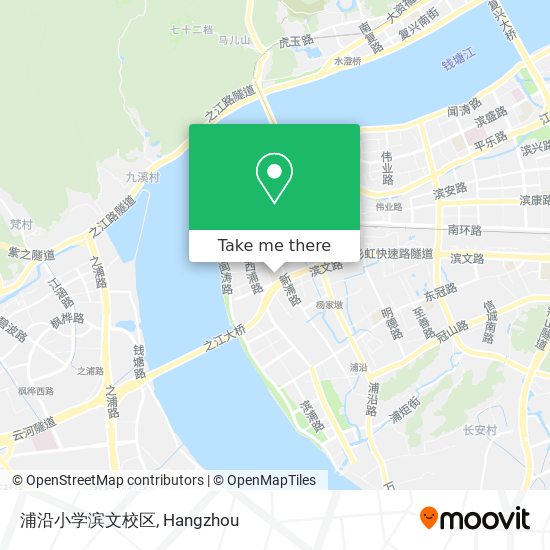 浦沿小学滨文校区 map