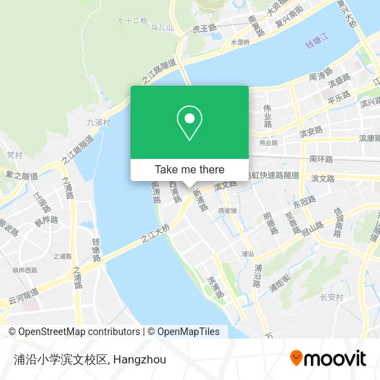 浦沿小学滨文校区 map