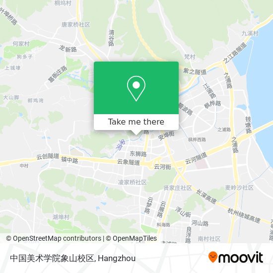 中国美术学院象山校区 map