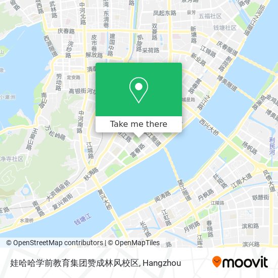 娃哈哈学前教育集团赞成林风校区 map