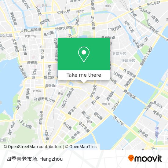 四季青老市场 map