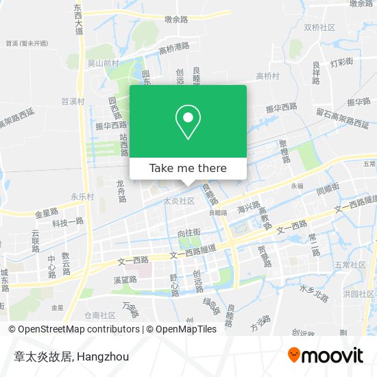 章太炎故居 map